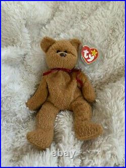 Ty Beanie Baby Curls The Bear With Tag Retired DOB August 26th 2004 for sale online