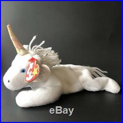 white unicorn beanie baby