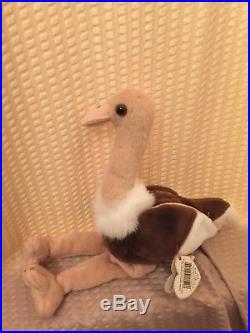stretchy the ostrich beanie baby value