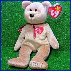 ty beanie baby 1999 signature teddy bear rare retired original
