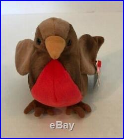 Ty Beanie Baby Early The Robin Bird Retired MWMT Birthdate March 20 1997 for sale online
