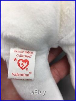 1993/1994 Ty Beanie Baby VALENTINO MANY ERRORS, RARE! PRICE REDUCED