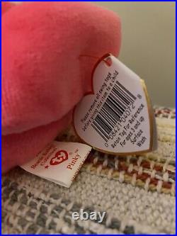 1995 Ty Beanie Babies nostalgic Pinky RARE Find