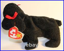 1997 Ty Beanie Babies Gi Gi The Poodle 1998 Tush Red Stamp #302 Rare Mint