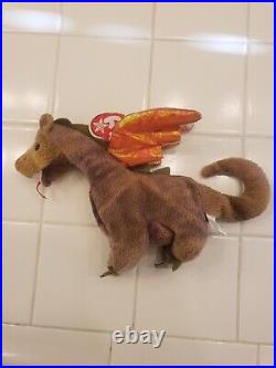 1998 TY Rare Errors Limited Edition Scorch Beanie Baby