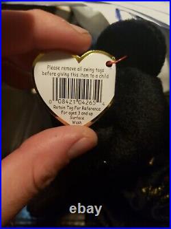 1999 THE END BEAR With RARE errors! Ty Beanie Baby