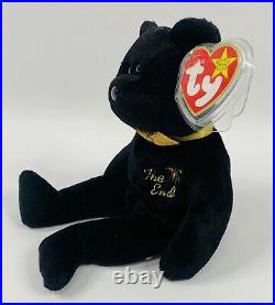 1999 Ty Beanie Baby THE END BEAR With RARE errors! (Read Description)