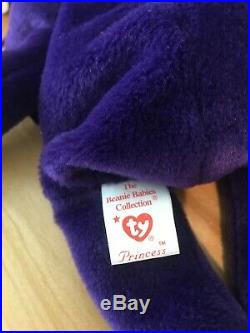 1st Charity Edition Rare Ty Princess Diana Beanie Baby by Original Owner 1997
