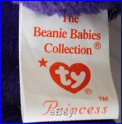 1st Edition Princess Diana Beanie Baby Rare Plush