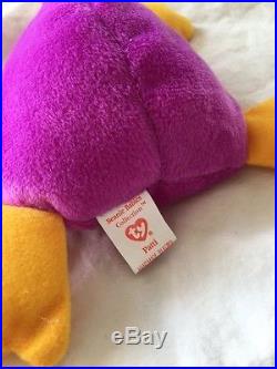 1st Gen Patti Platypus 4025 Beanie Baby Extremely Rare Tag Errors