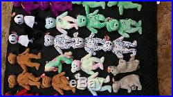 44 Ty Beanie Babies Babys Rare Bear Lot, Wholesale Bulk, Kicks, Mellennium, Tags