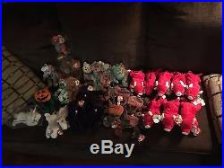 526 Huge Beanie Baby lot w many rare ones