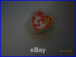 5 RARE Vintage TY Beanie Baby With Misspelled Tag
