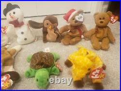 ALL PVC Lot of 25 Ty Beanie Babies Rare Retired Mint Condition+ Mint Tags