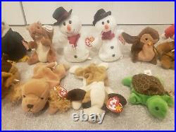 ALL PVC Lot of 25 Ty Beanie Babies Rare Retired Mint Condition+ Mint Tags