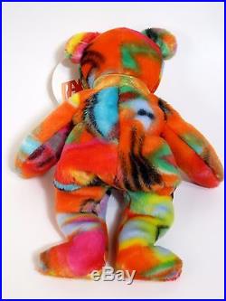 Authenticated Prototype Picasso Ty Beanie Baby Teddy Mwmt Unique Exceeding Rare