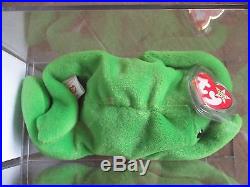 AUTHENTICATED Ty Original Beanie Baby RARE Legs With RARE WHITE STAR Retired