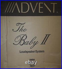 Advent The Baby II Loudspeaker System (RARE! & BRAND NEW!)
