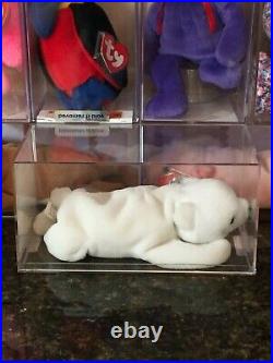 Authenticated Super RARE 1st Gen CHILLY the Polar Bear Ty Beanie Baby MWMT-MQ
