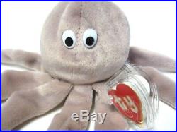 Authenticated Ty 2nd Gen TAN INKY WITHOUT A MOUTH Rare UK Swing Tag MWMT MQ