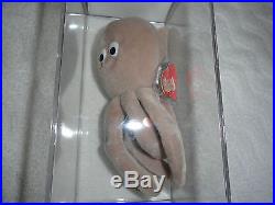 Authenticated Ty Beanie Baby 1ST GEN Tan Inky Without A Mouth! ULTRA RARE