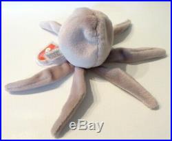 Authenticated Ty Beanie Baby 1st Gen TAN INKY No MOUTH Rare & Pristine MWMT MQ