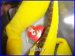 Authenticated Ty Beanie Baby 2nd Gen SLITHER! RARE