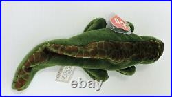 Authenticated Ty Beanie Baby Ally Alligator 1st Gen Rare Hard To Find