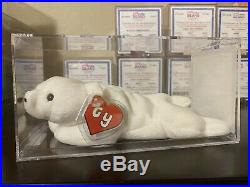 Authenticated Ty Beanie Baby Embroidered Uk Chilly Rare! Mwmt- Mq! 2nd Gen