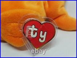 Authenticated Ty Beanie Baby Goldie the Fish Rare 1st / 1st Gen Tag MWNMT