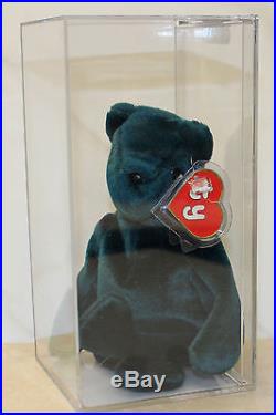 Authenticated Ty Beanie Teddy OF Jade (Ultra Rare) MWNMT 1st gen (AP)