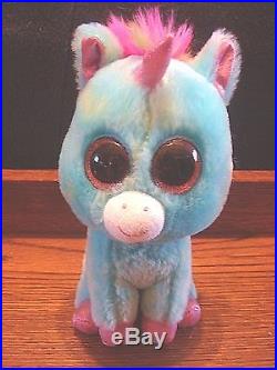 Beanie Boo 6 Treasure The Unicorn Justice Excl. Rare And Hard To Find