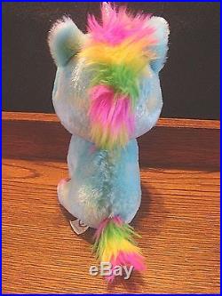 Beanie Boo 6 Treasure The Unicorn Justice Excl. Rare And Hard To Find