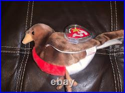 Beanie Babies Early the Robin Mint Condition Original Multiple Rare Errors