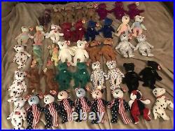 Beanie Babies Lot of 44 Rare. Years Included 1993-2001