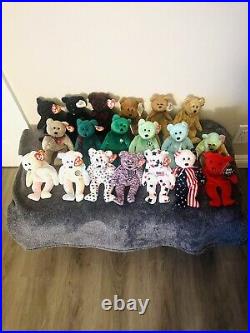 Beanie Babies Rare 1990's Bear Collection