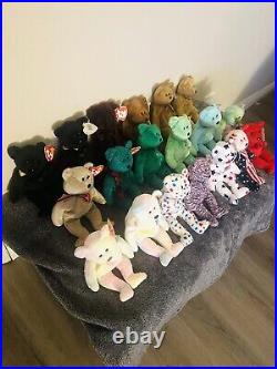 Beanie Babies Rare 1990's Bear Collection