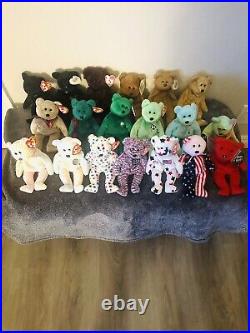 Beanie Babies Rare 1990's Bear Collection