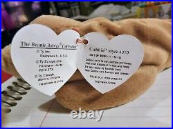 Beanie Baby Cubbie 1993 Rare Excellent Condition Tag errors
