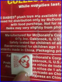 Beanie babies McDonald's Set Rare 2 tag errors? Authentic