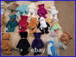 Beanie babies lot Rare 24 Total