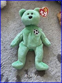 Beanie babies soccer rare 1998 mint retired