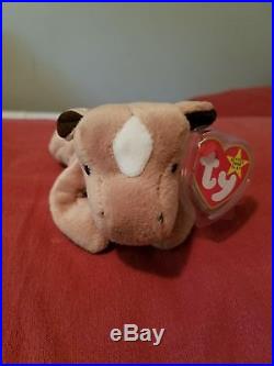 Derby the Horse' Ty Beanie Baby Retired 1995 NEW Rare with Errors, Mint