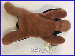 Doby The Doberman Pinscher Dog Ty Beanie Baby Style 4110. Rare, New and MWMT