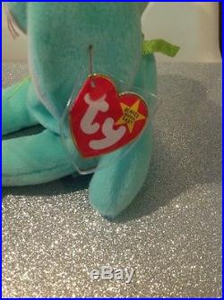 EXTRA RARE TY 1996 Hippity Beanie Baby Misprinted Hang Tag Errors, ADORABLE