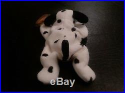 EXTREMELY RARE! Retired Ty Beanie Baby Dotty with Errors FACTORY MADE WithO TUSH TAG