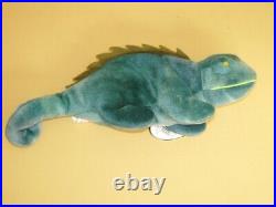 EXTREMLY EXTREMLY Rare TY Beanie Baby Iggy Iguana Spikes 1997