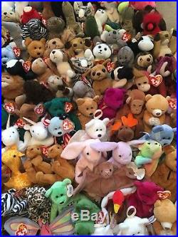 Entire Beanie Baby Lot (over 170) All RETIRED, Rare, PVC Pell, willing to go lwr