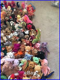 Entire Beanie Baby Lot (over 170) All RETIRED, Rare, PVC Pell, willing to go lwr