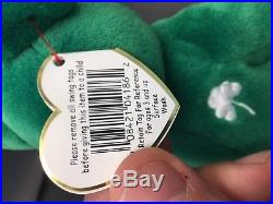 Erin TY Beanie Babies, RARE, PRISTINE, Actual Item being sold